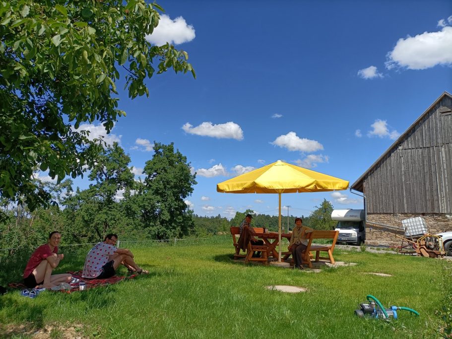 Sitzplatz und Geselligkeit